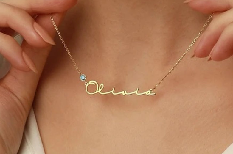 Collier Olivia - Écrin créations 