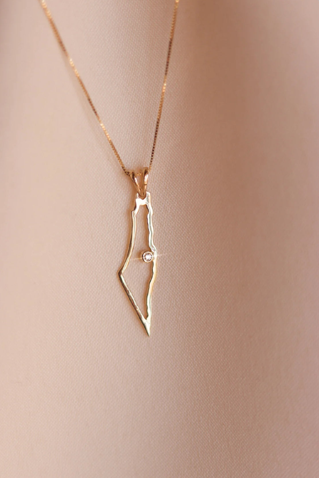 Palestine avec diamant - Écrin créations 